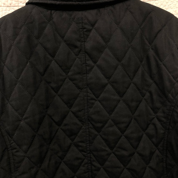 Black Quilted Barn Jacket Size Large - Picture 6 of 6